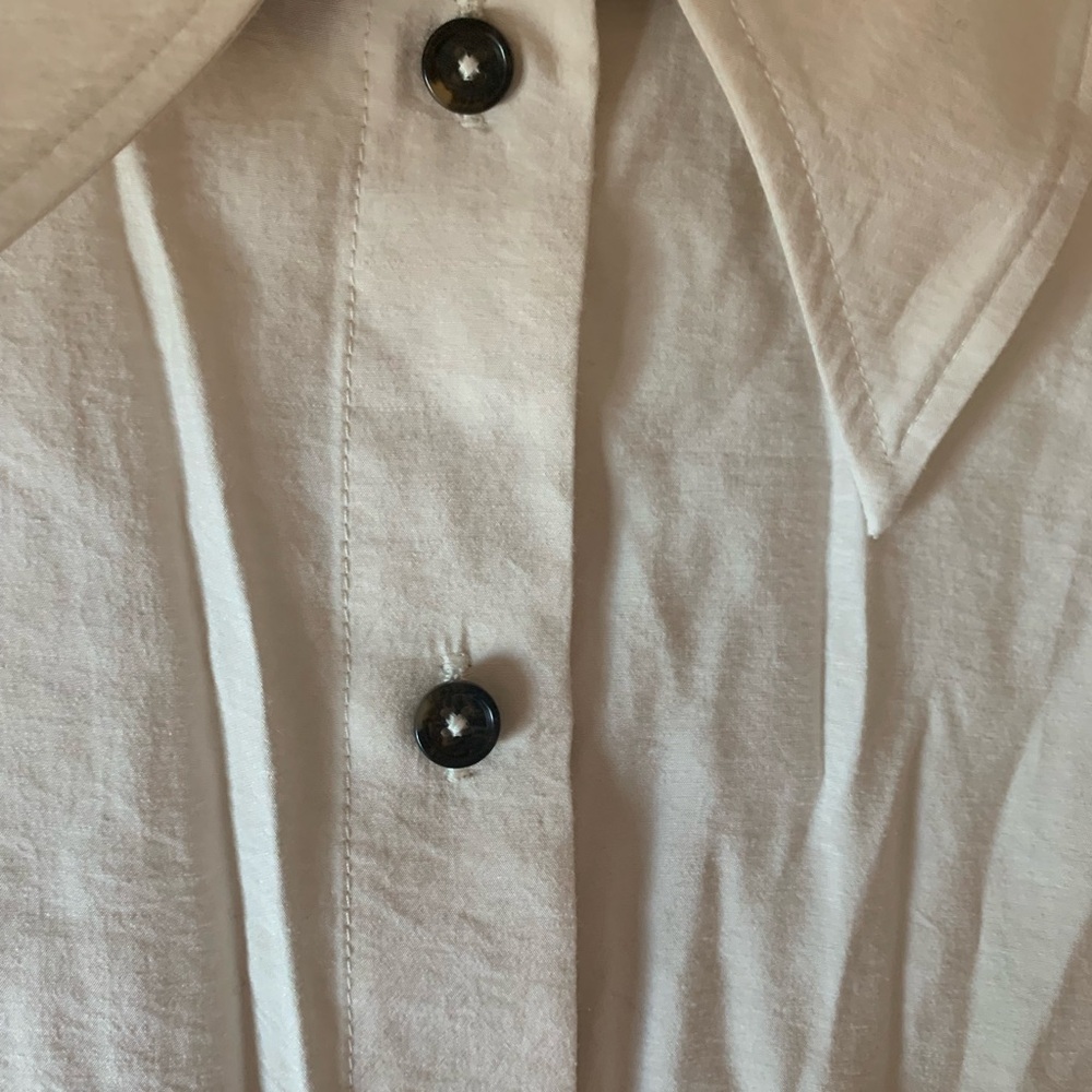 COS Cream Button-Up Shirt - Picture 7 of 9